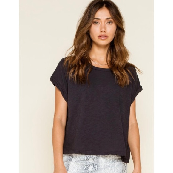 Free People You Rock Tee Washed Black| Size Large: New With Tags. - Picture 10 of 13